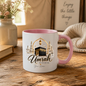 Personalised Umrah Mubarak Mug 325ml Ceramic Coffee Tea Cup – Custom Name, Golden Kaaba & Masjid Al-Haram Architecture Religious Pilgrimage Gift for Family, Friends, Hajj, Umrah Celebration – Fast Dispatch by UK Seller (M3484)