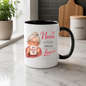 Family Mug "Nana A LITTLE BIT GRANDMA A LITTLE BIT FRIEND A WHOLE LOT OF Love" Sweet Grandma 325ml Ceramic Coffee Mug – Heartwarming Nana Tea Cup with Smiling Grandma & Mini Mug Graphic Gift | Available in Multicolours | Fast Dispatch by UK Seller (M3012)