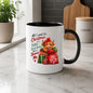 Festive Mug "All I Want For Christmas Is A Fatter Bank Balance" Highland Cow 325ml Ceramic Coffee Mug – Funny Holiday Tea Cup with Christmas Presents Santa Sack Gift | Available in Multicolours | Fast Dispatch by UK Seller (M1295)