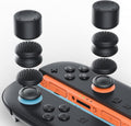 6PS Thumb Grip Caps for Nintendo Switch 2,Silicone Analog joystick Caps Cover for Xbox Series X/S and PS5/Slim/Controller, 3Pairs(6pcs), Black