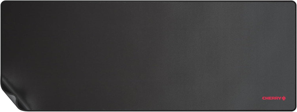 Premium Fabric Mouse Pad in XXL (800 x 350 x 5 mm), Smooth Surface for Precision, Stitched Edges, Non-Slip, Rollable, Black