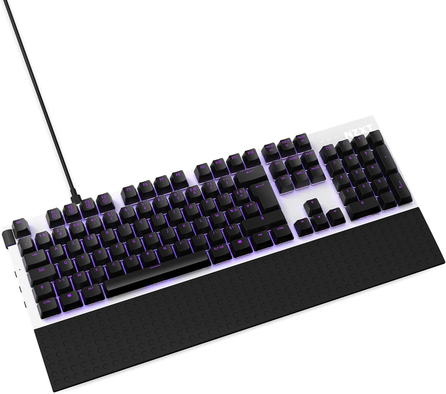 Full Size Function Mechanical PC Gaming Keyboard - Illuminated - Linear RGB Switches - MX Compatible Switches - Hot Swap - Durable Aluminum Top Plate - Mechanical Keyboard