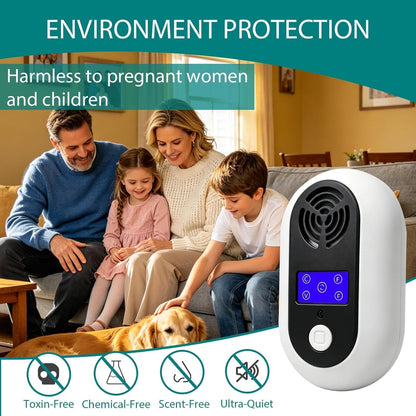 Pack of 4 Ultrasonic Pest Repeller Plug in for Home Garage Pet Safe Rodent Repellent Effective Mice Repellent & Rat Deterrent Electronic Mouse Repellent for Indoor Insect Repellent Control