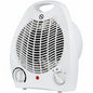 Electric Fan Heater 2000W with 2 Heat Settings, Overheat Protection & Safety Tip Over Switch, Adjustable Thermosat & Cooling Only Setting, Portable & Lightweight White