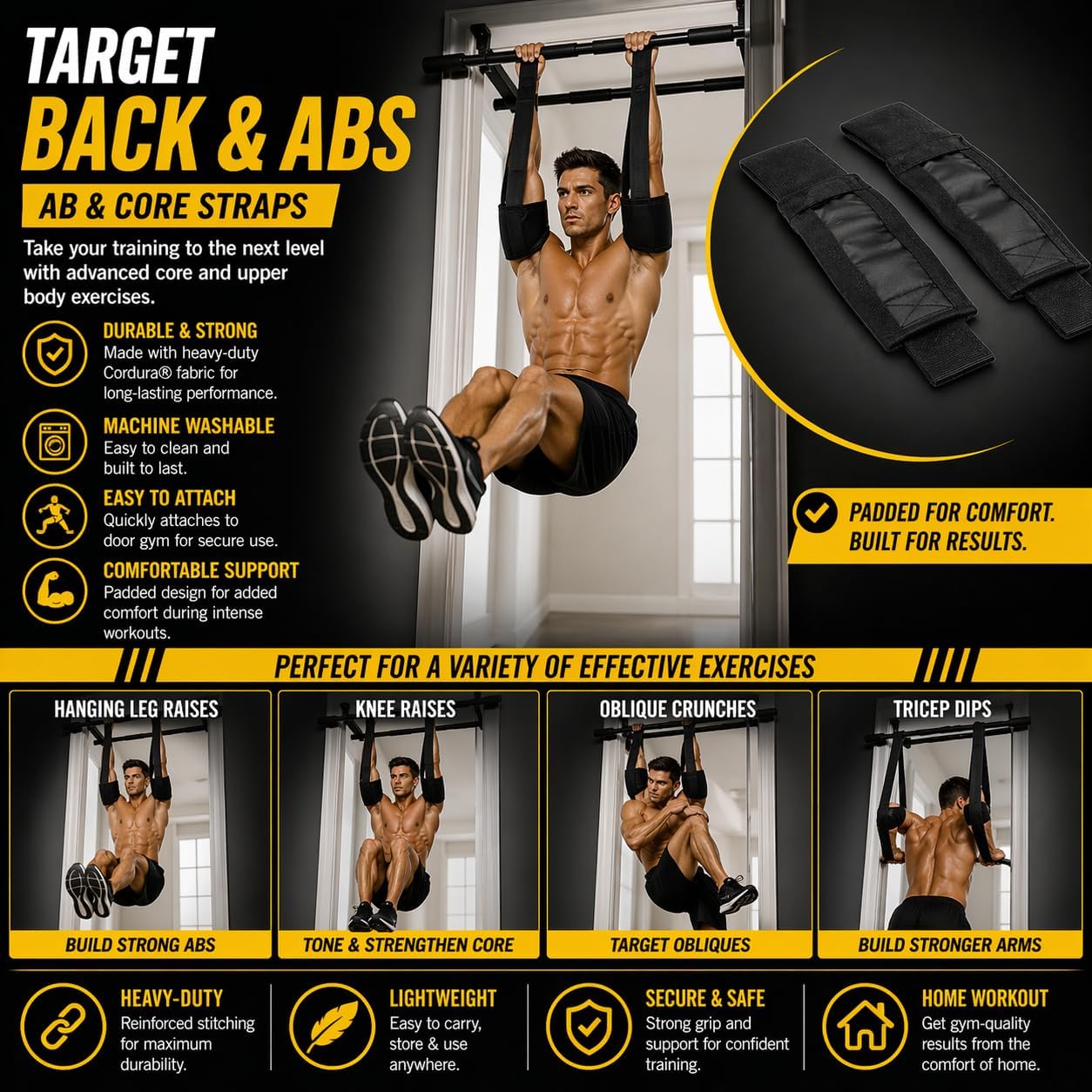 Proform 7-in-1 Indoor Gym Kit - Black