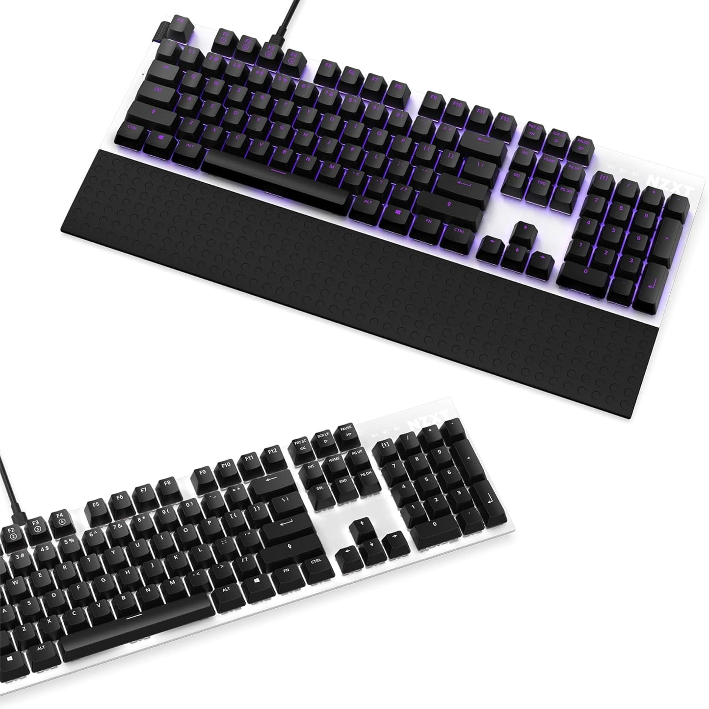 Full Size Function Mechanical PC Gaming Keyboard - Illuminated - Linear RGB Switches - MX Compatible Switches - Hot Swap - Durable Aluminum Top Plate - Mechanical Keyboard