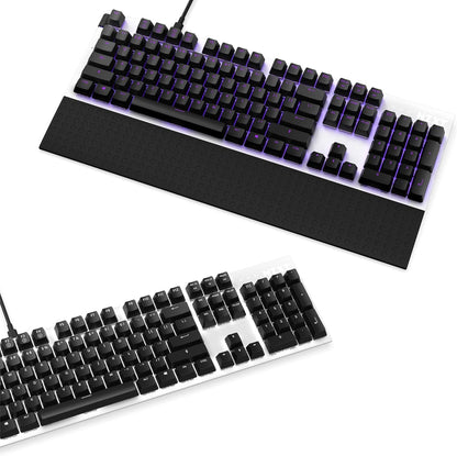 Full Size Function Mechanical PC Gaming Keyboard - Illuminated - Linear RGB Switches - MX Compatible Switches - Hot Swap - Durable Aluminum Top Plate - Mechanical Keyboard