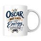 Personalized Name Mug "Oscar Not Lazy Just Energy Efficient" Oscar Not Lazy Just Energy Efficient 325ml Ceramic Coffee Mug – Custom Name Typography Slogan with Gold Crown & Video Game Controller Graphic | Funny Gift | Fast Dispatch by UK Seller (M3423)