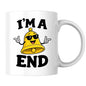 Funny Mug "I'm A Bell End" British Slang Cheeky Rude Humour Coffee Cup 350ml, Ceramic Novelty Gag Gift for Men Dad Husband Boyfriend Brother Mate, Funny Birthday Christmas Secret Santa Stocking Filler | Fast Dispatch by UK Seller (M1081)
