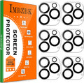 IMBZBK 6 Pack Camera Lens Protector for iPhone 16 Pro Max/iPhone 16 Pro Accessories Camera Protector Screen Cover 9H Tempered Glass Unbreakable Protection Case Friendly