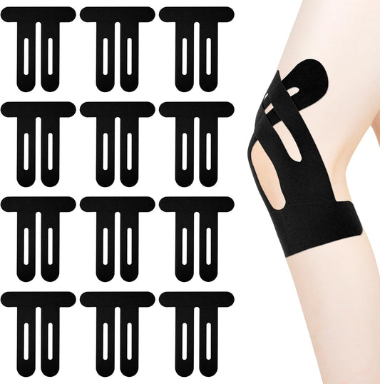 12pcs Precut Kinesiology Knee Tape – Waterproof & Flexible