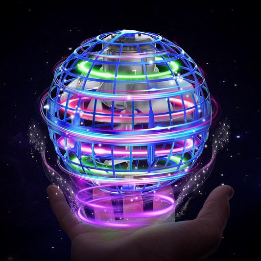 Flying Ball Orb Toys 2026, Hover Ball Pro Flying Spinner Toy, UFO RGB Cool Stuff Globe Orbit Magic Boomerang Hand Controller Mini Drone form Kids