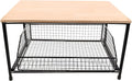 Microwave Stand Countertop with Metal - Kitchen Storage Shelf for Microwave Air Fryer Rice Cooker