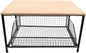 Microwave Stand Countertop with Metal - Kitchen Storage Shelf for Microwave Air Fryer Rice Cooker