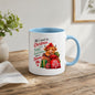 Festive Mug "All I Want For Christmas Is A Fatter Bank Balance" Highland Cow 325ml Ceramic Coffee Mug – Funny Holiday Tea Cup with Christmas Presents Santa Sack Gift | Available in Multicolours | Fast Dispatch by UK Seller (M1295)