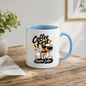 Sarcastic Mug "COFFEE FIRST PEOPLE LATER" Cool Duck 325ml Ceramic Coffee Mug Novelty Duck Tea Cup with Sunglasses, Middle Finger & "F*CK OFF" Cup Graphic Gift | Available in Multicolours | Fast Dispatch by UK Seller (M3090)