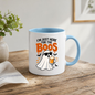 Halloween Mug "I'M JUST HERE For The Boos" Cool Ghost 325ml Ceramic Coffee Mug – Funny Drinking Ghost Tea Cup with Sunglasses & Beer Glass Graphic Gift | Available in Multicolours | Fast Dispatch by UK Seller (M3074)