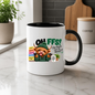 Highland Cow Normal Planet Mug "OH FFS! Can People Just Be Normal?!" Oh Ffs! Can People Just Be Normal?! 325ml Ceramic Mug–Cute Highland Cow in Hoodie & Beanie with Sticky Notes & "Quiet Planet" Mug | Funny Office Gift | Fast Dispatch by UK Seller (M3384)