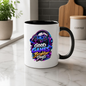 Gaming Mug "Good Games Brighter Days" Good Games Brighter Days 325ml Ceramic Coffee Mug – Neon Headset & Controller Mug with Blue, Purple & Gold Slogan Art | Video Game Gift | Fast Dispatch by UK Seller (M3350)