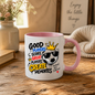 Football Mug "GOOD PLAYERS SCORE GREAT PLAYERS CREATE MEMORY" Cool Football 325ml Ceramic Coffee Mug – Sporty Football Tea Cup with Crown, Sunglasses & "Football Hits Different" Graphic Gift | Available in Multicolours | Fast Dispatch by UK Seller (M3092)
