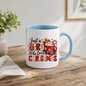 Christmas Mug "Just a Girl Who Loves Christmas" Festive Hot Chocolate Coffee Cup 350ml Ceramic, Cute Gingerbread Candy Cane Winter Gift for Her Mum Daughter Sister Girlfriend, Xmas Secret Santa Stocking Filler | Fast Dispatch by UK Seller (M1144)