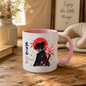 Japanese Anime Samurai Mug "LIVE A LIFE You'Re Proud Of" Red Sun & Cherry Blossom 325ml Ceramic Coffee Mug – Aesthetic Warrior Tea Cup with Kanji Katana Graphic Gift | Available in Multicolours | Fast Dispatch by UK Seller (M3032)