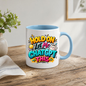 Highland Cow AI Tech Mug "Hold On Let Me ChatGPT This" Hold On Let Me ChatGPT This 325ml Ceramic Coffee Mug – Vibrant Tech Slogan Typography with Lightbulb & Coffee Cup Graphics | Funny Gift | Fast Dispatch by UK Seller (M3395)