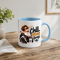 Chill Mug "Chill Mode Always" 325ml Ceramic Coffee Tea Cup – Cool Boy Graphic, Sunglasses, Hoodie & Good Vibes Slogan Novelty Gift for Bestie, Teens, Birthday – Fast Dispatch by UK Seller (M3497)