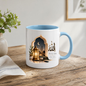 Islamic Mug "Allah The One And Only" Allah The One And Only 325ml Ceramic Coffee Mug – Elegant Arabic Calligraphy, Glowing Lantern & Mosque Archway Artwork | Islamic Spiritual Gift | Fast Dispatch by UK Seller (M3479)