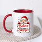 Magical Mug "Believe in the Magic of Christmas" Santa Ceramic Coffee Mug – Cute Holiday Tea Cup with Fairy Lights & Wooden Sign Gift 350ml | Available in Multicolours | Fast Dispatch by UK Seller (M1236)
