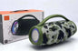 Portable Wireless Bluetooth Speaker with RGB LED Light Ring & Handle | Outdoor Splashproof Heavy Bass Boombox