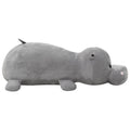 Hippo Cuddly Toy Plush Grey