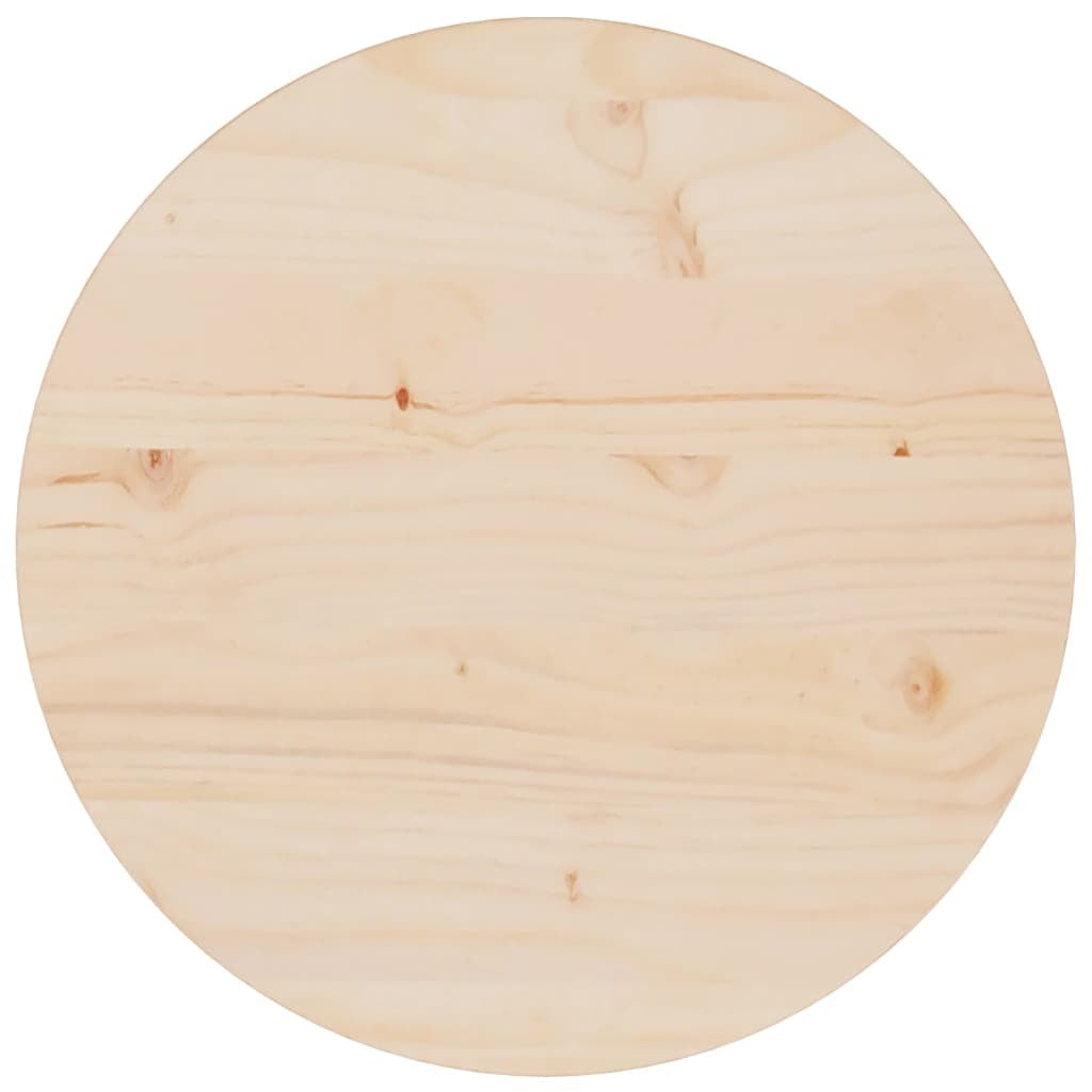 Table Top 40x2.5 cm Solid Wood Pine