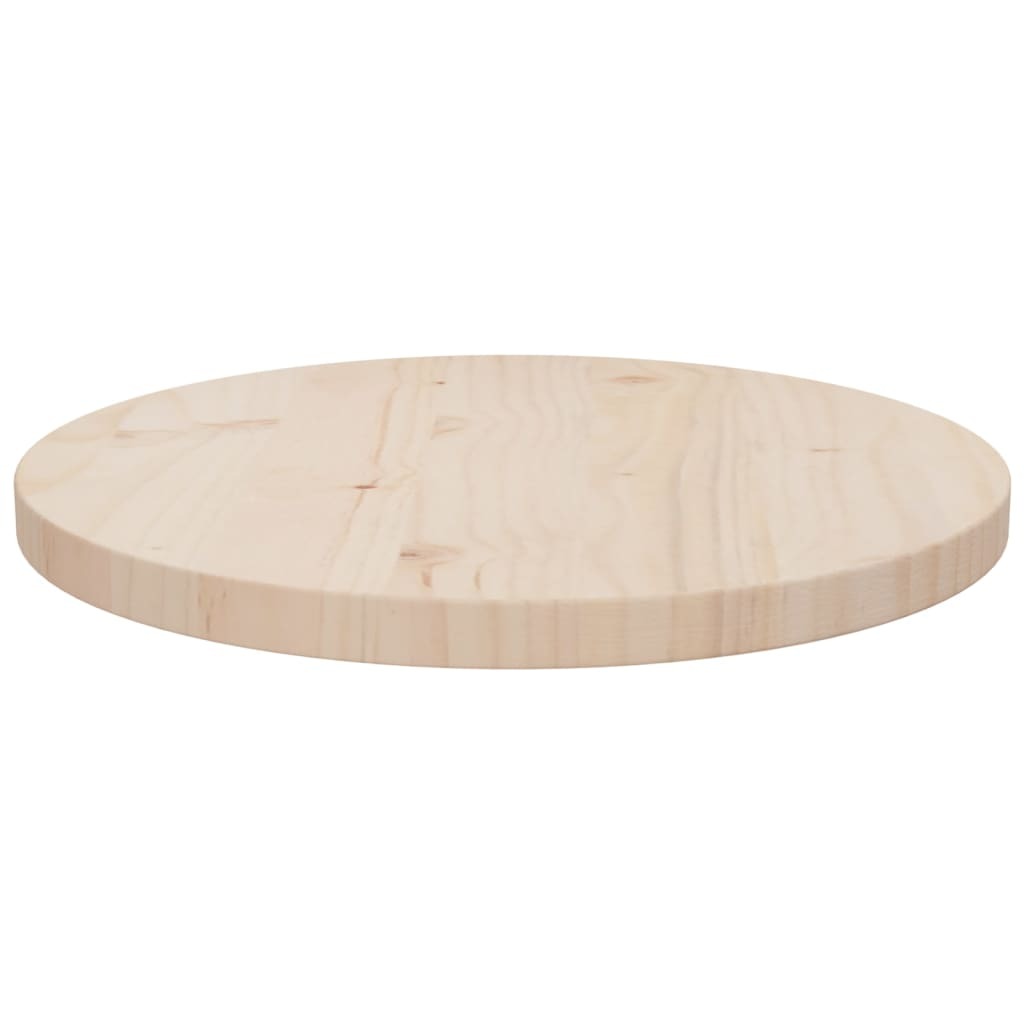 Table Top 40x2.5 cm Solid Wood Pine