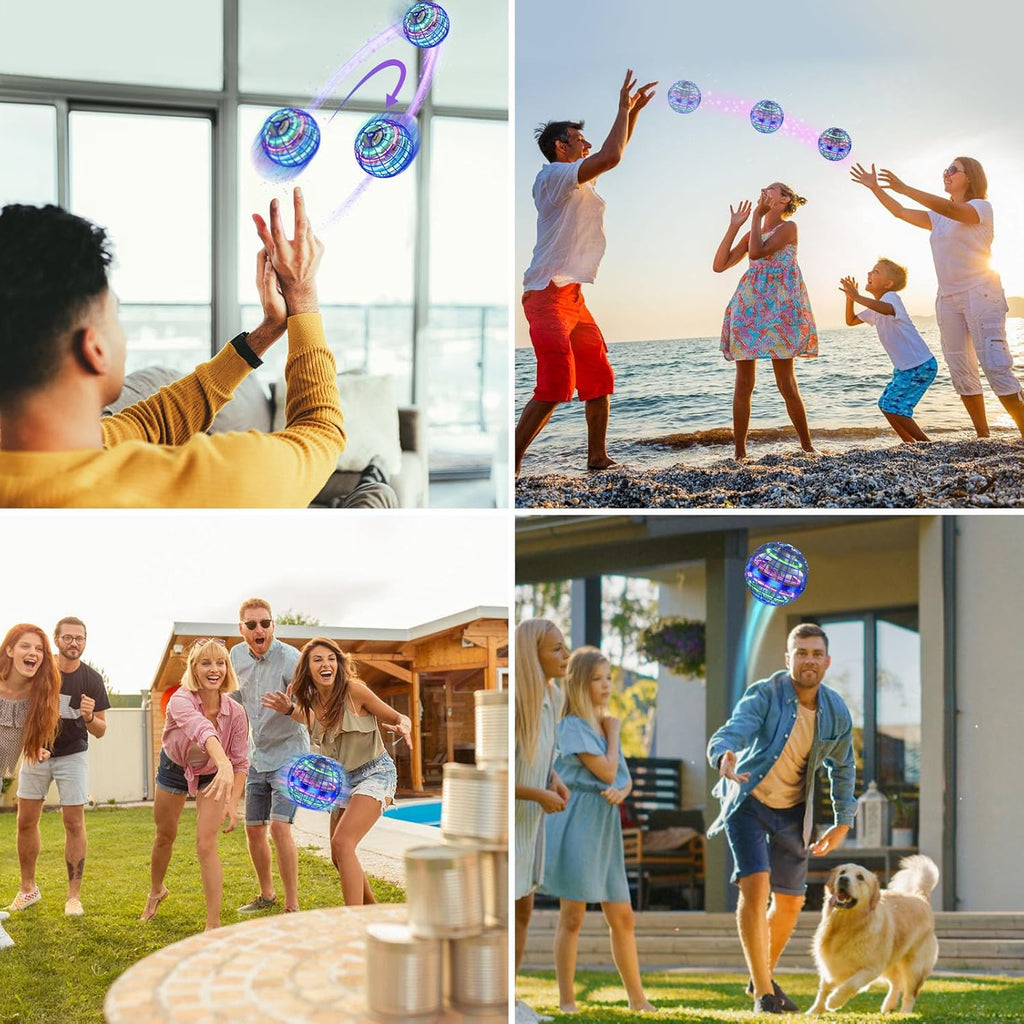 Flying Ball Orb Toys 2026, Hover Ball Pro Flying Spinner Toy, UFO RGB Cool Stuff Globe Orbit Magic Boomerang Hand Controller Mini Drone form Kids