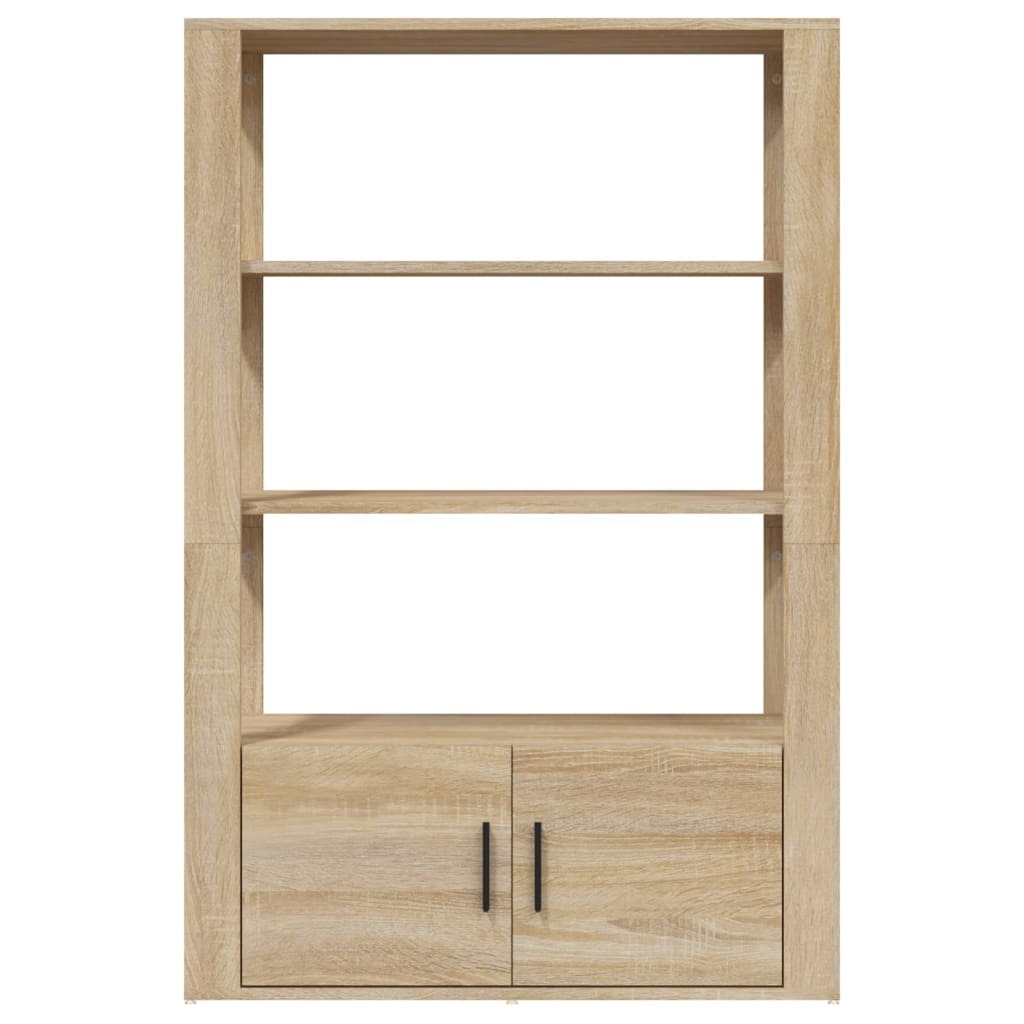 Sideboard Sonoma Oak 80x30x119.5 cm Engineered Wood