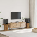 Speaker Stands 2 pcs Artisian Oak 30x30x40 cm Engineered Wood