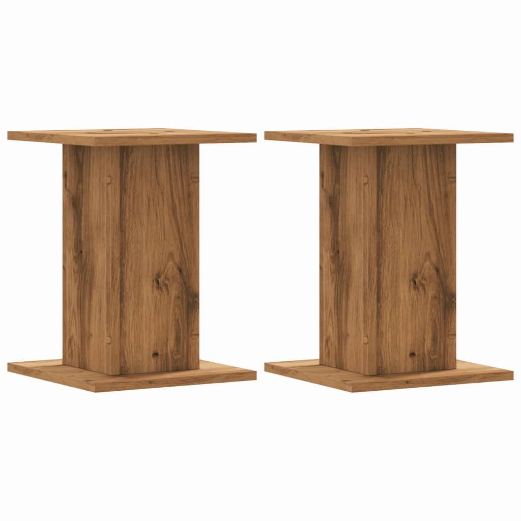 Speaker Stands 2 pcs Artisian Oak 30x30x40 cm Engineered Wood