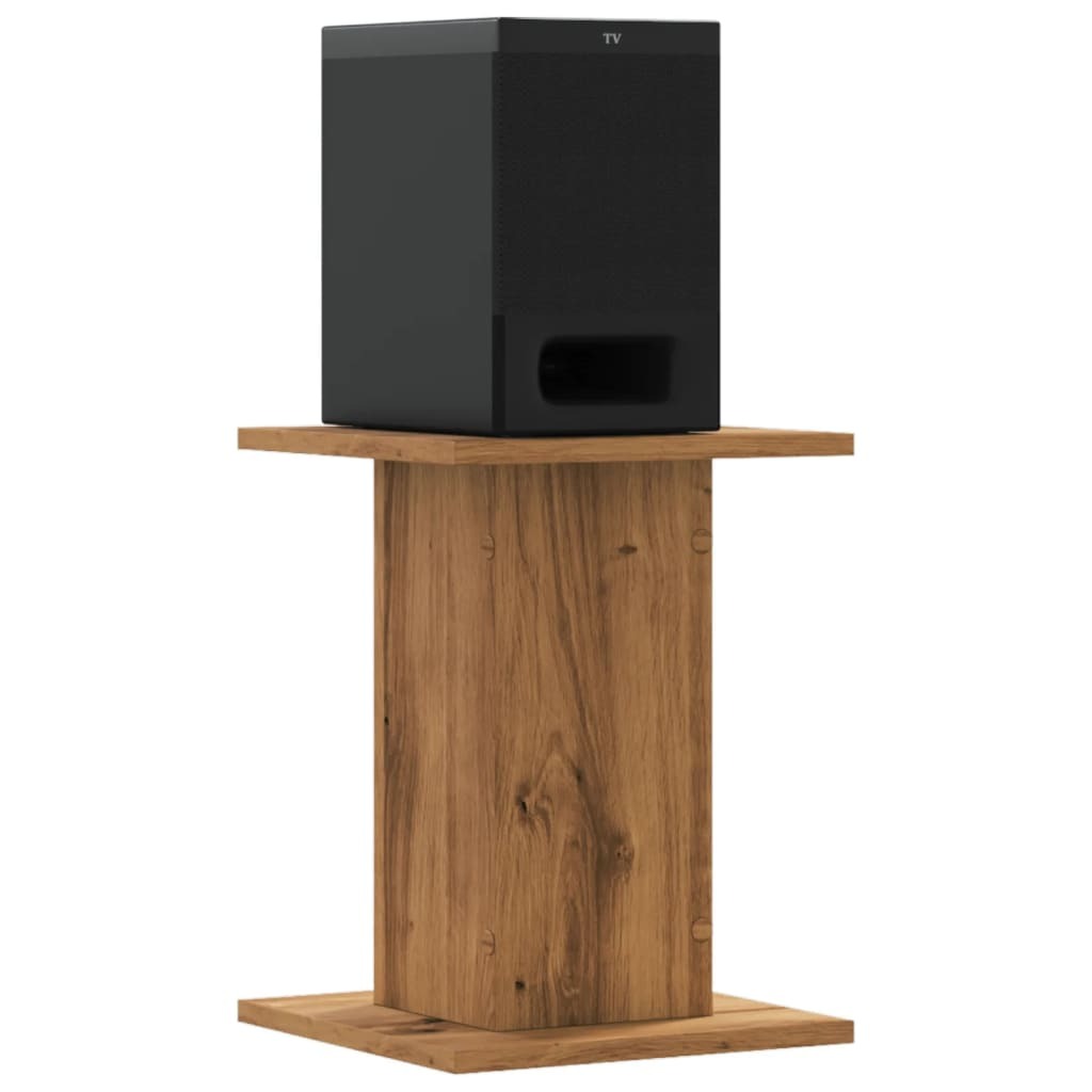 Speaker Stands 2 pcs Artisian Oak 30x30x40 cm Engineered Wood