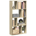 Bookcase Sonoma Oak 60x20x120.5 cm Engineered Wood