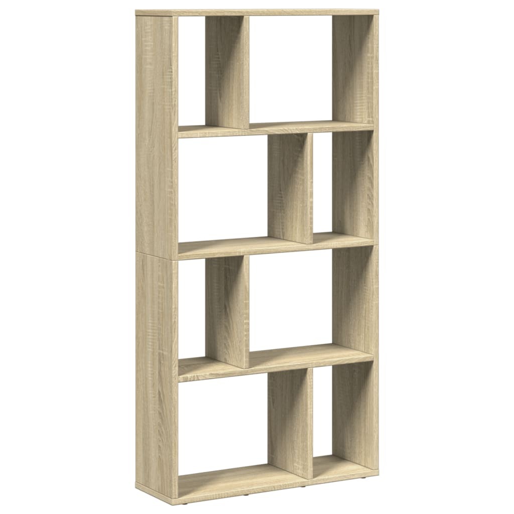 Bookcase Sonoma Oak 60x20x120.5 cm Engineered Wood
