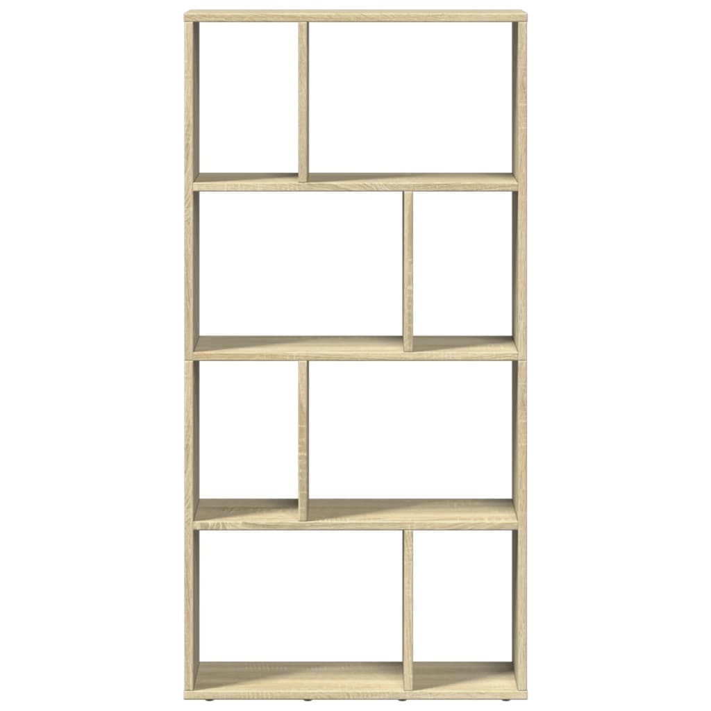 Bookcase Sonoma Oak 60x20x120.5 cm Engineered Wood