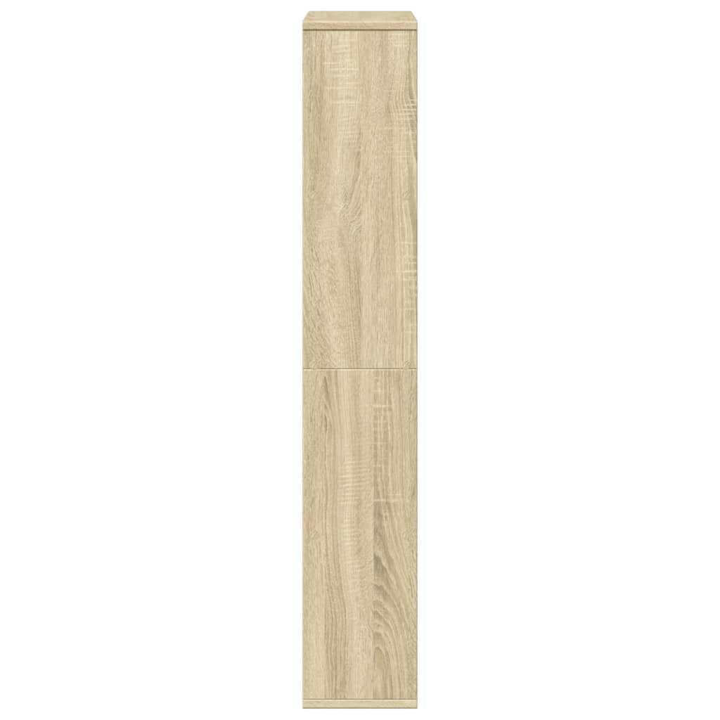 Bookcase Sonoma Oak 60x20x120.5 cm Engineered Wood