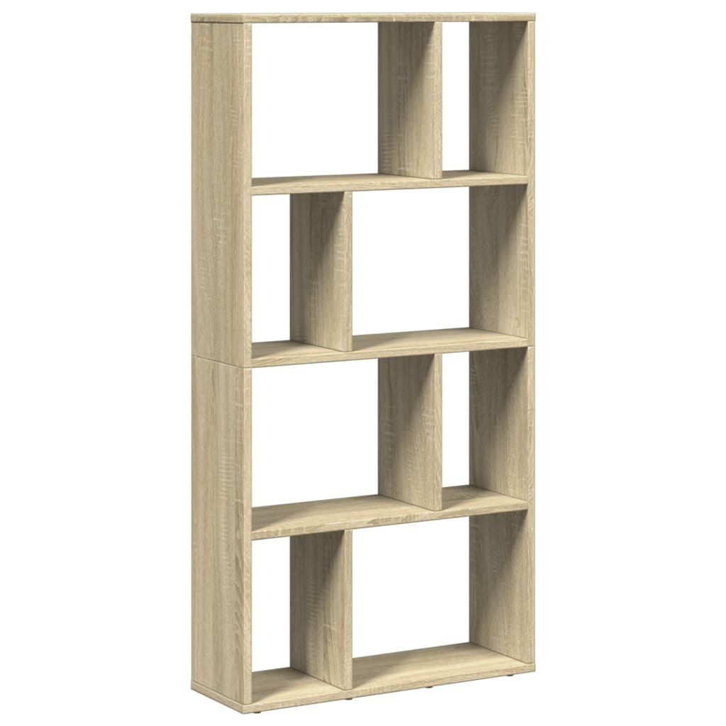 Bookcase Sonoma Oak 60x20x120.5 cm Engineered Wood