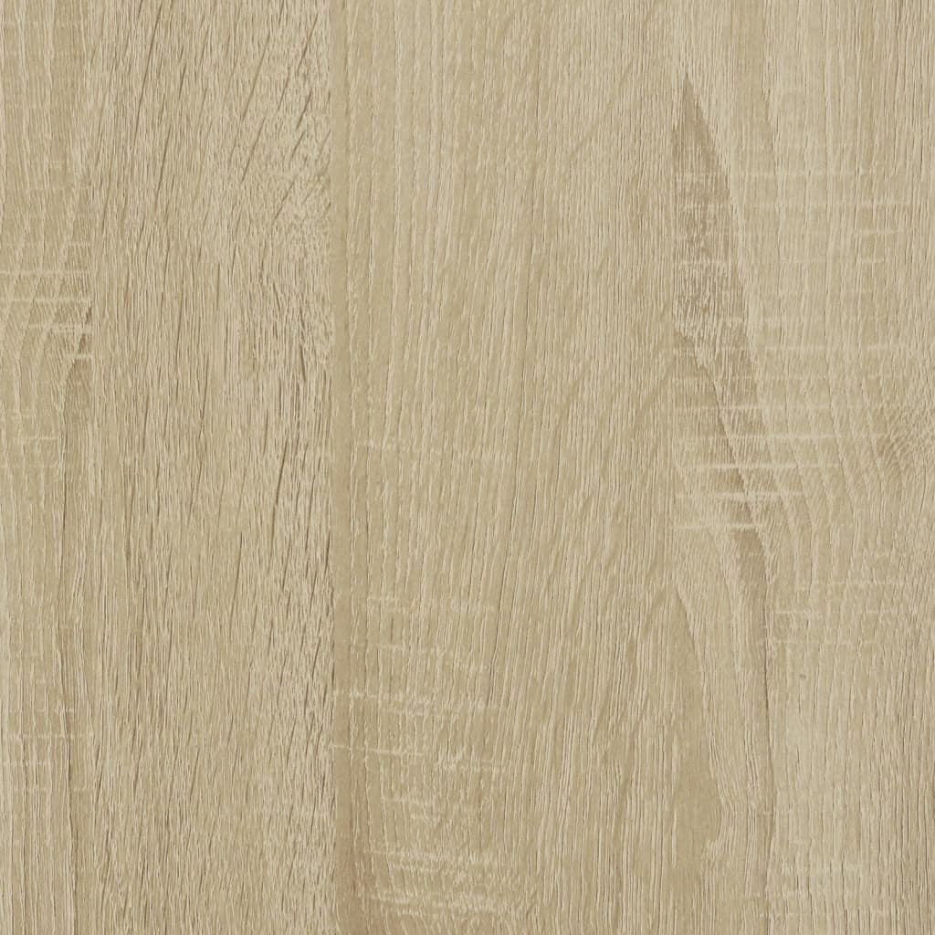 Bookcase Sonoma Oak 60x20x120.5 cm Engineered Wood