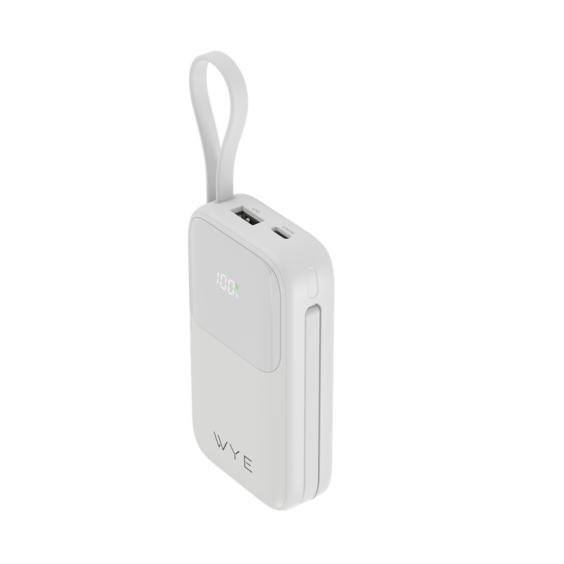 10k Fast Charging Power Bank with Built-in Cables 10000