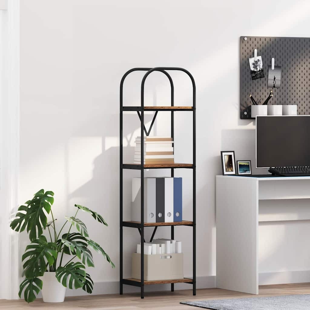 Bookshelf Old Wood 40 x 30 x 146 cm Engineered wood
