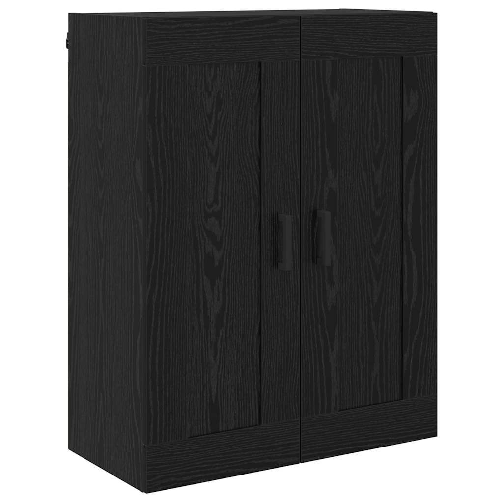 Wall Mounted Cabinet Black Oak 69.5 x 34 x 90 cm