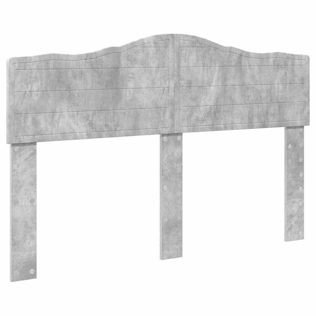 Headboard Concrete Grey 150 cm Engineered wood
