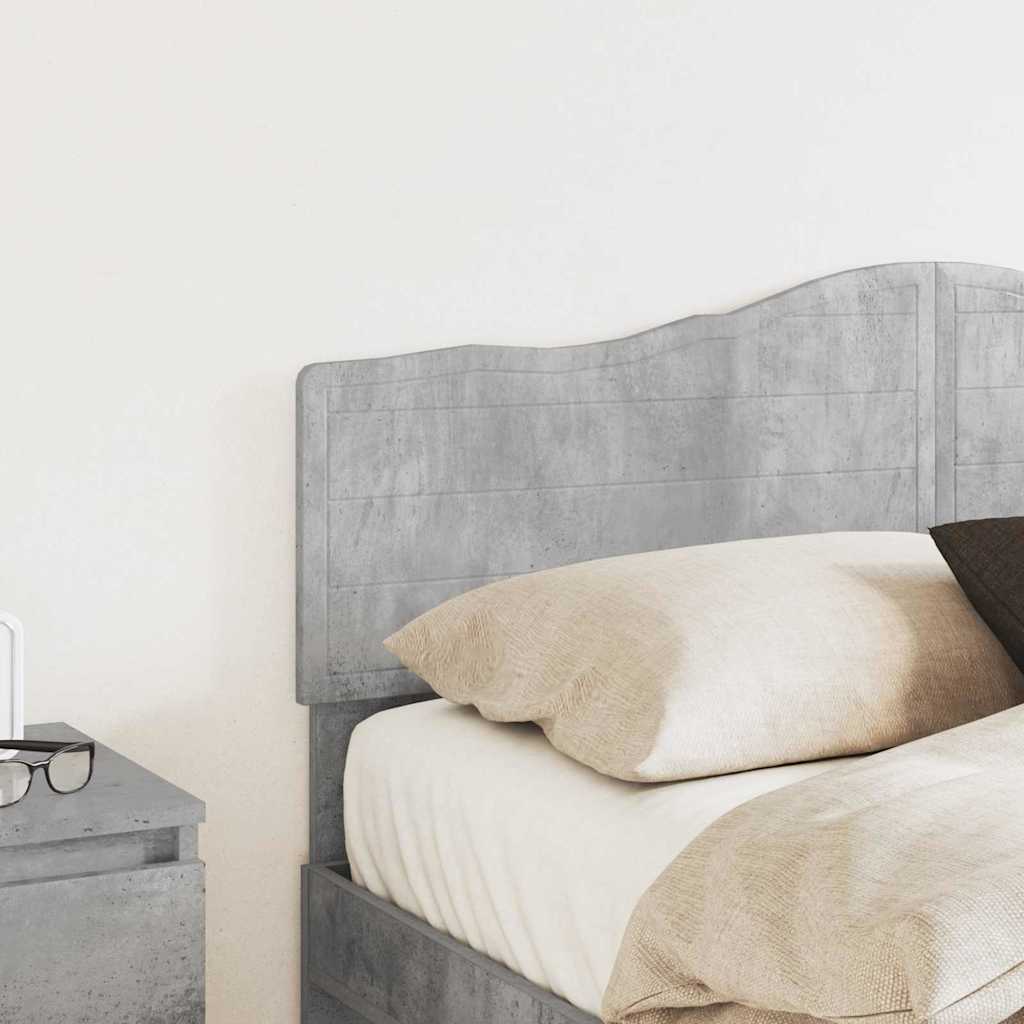 Headboard Concrete Grey 150 cm Engineered wood